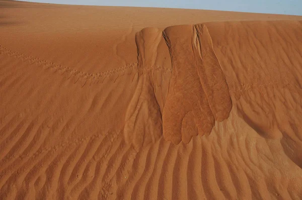 Sand Avalanche Dune Dubai — Stock Photo, Image