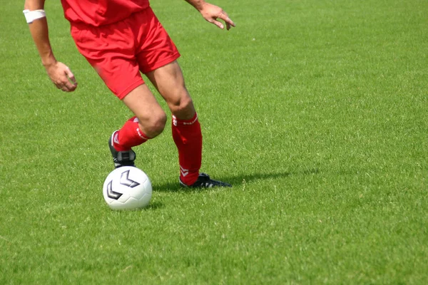 Szenische Sicht Auf Das Fußballsport Konzept — Stockfoto