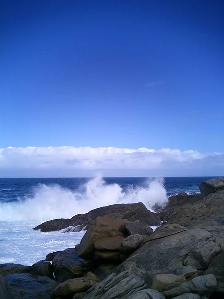 Hermosa Vista Orilla Del Mar — Foto de Stock