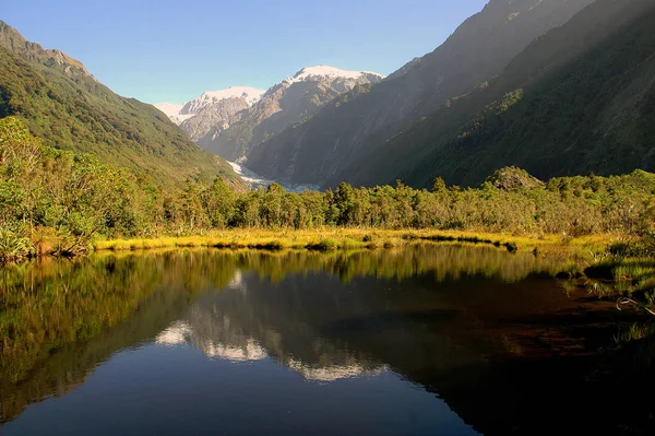 Glaciar Franz Josef Nova Zelândia — Fotografia de Stock