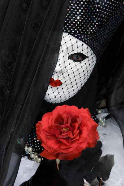 Festival Mask Venedig Italy — Stockfoto