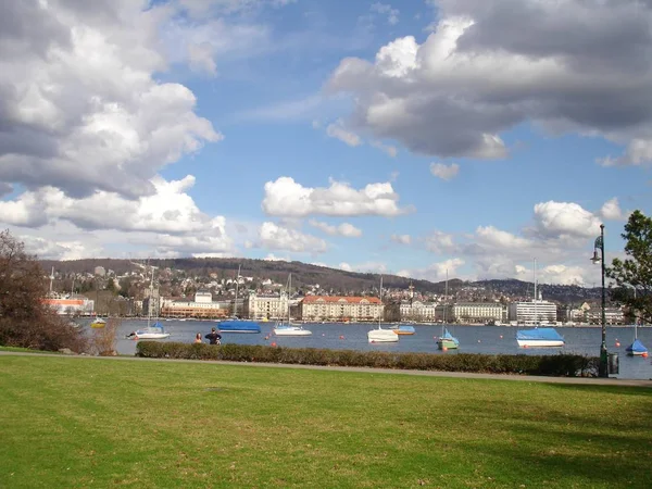 Park Bij Zurich Enge — Stockfoto