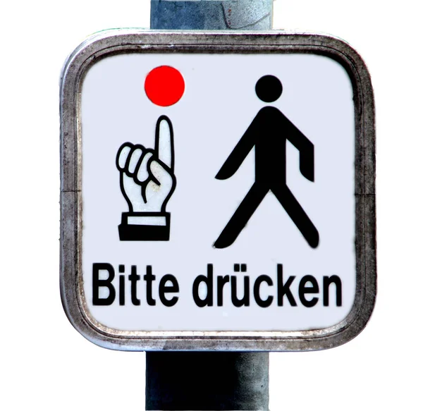 Verkehrszeichen Verkehrszeichen Zeichen Symbol — Stockfoto