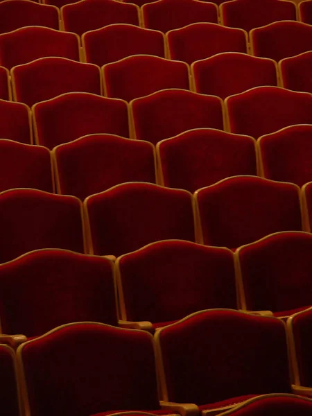 Red Seats Cinema — Stock Photo, Image