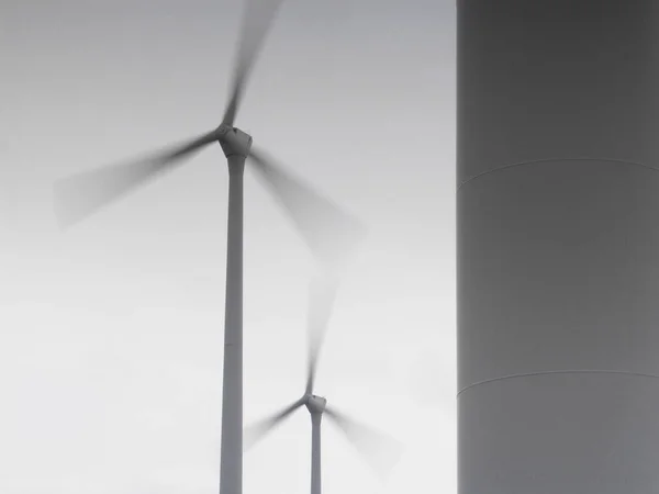 Windenergieanlagen Erneuerbare Energien — Stockfoto