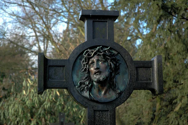 Comienzo Una Serie Imágenes Estatuas Esculturas Del Cementerio Del Norte —  Fotos de Stock