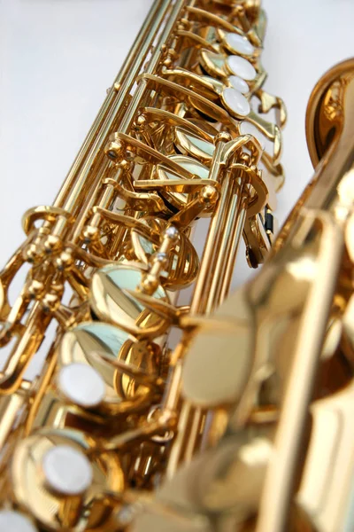 Szaxofon Jazz Hangszer — Stock Fotó