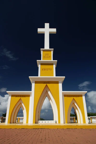 Criado Fevereiro 2006 Bonaire Netherlands Antilles 2000 Milênio Sobre Largu — Fotografia de Stock