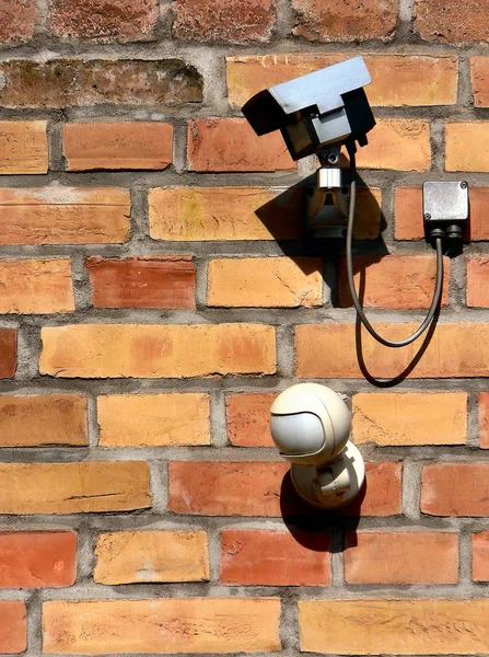 Monitoramento Webcam Tecnologia Câmera Vídeo — Fotografia de Stock