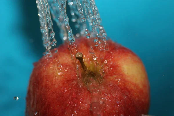 Manzanas Maduras Frescas Alimentación Saludable —  Fotos de Stock