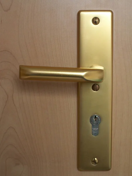 Zbliżenie Klamki Drzwi — Zdjęcie stockowe
