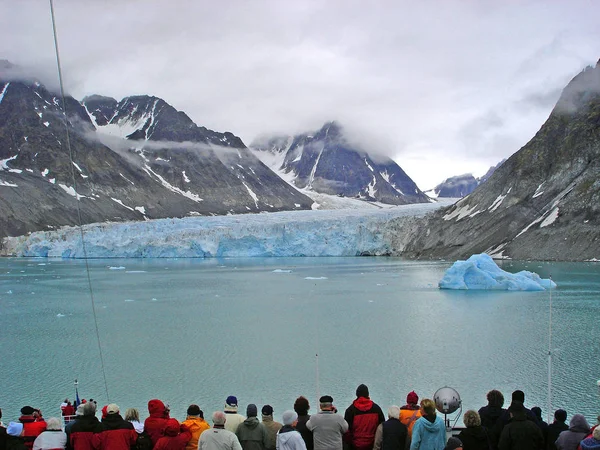 Spitsbergen Est Grande Seule Île Habitée Permanence Archipel Svalbard — Photo