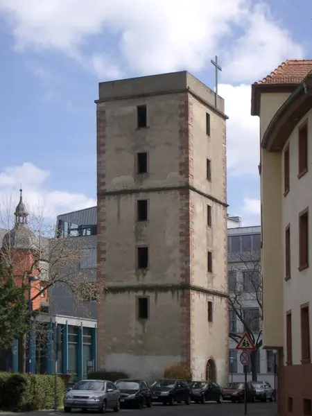 Offenbach Wczesnośredniowieczna Przestrzeń Kopia Kościoła — Zdjęcie stockowe
