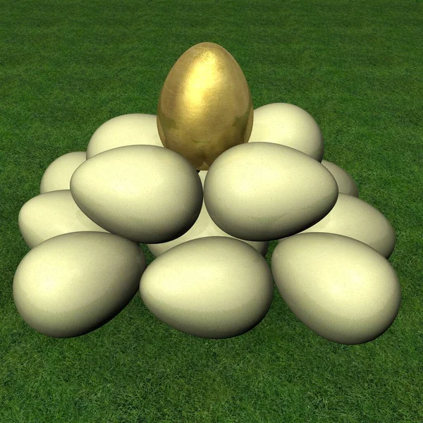Barevné Velikonoční Vajíčka Jídlo — Stock fotografie