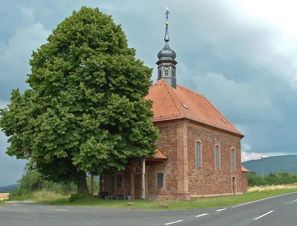 Vacker Utsikt Över Vacker Kapellbyggnad — Stockfoto