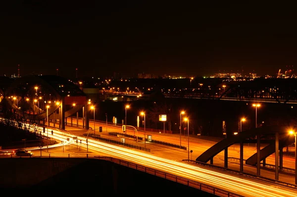 Com Vista Para Pontes Elbe — Fotografia de Stock