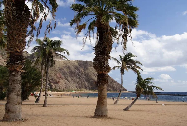 Vacker Lugn Strand Resebegrepp — Stockfoto