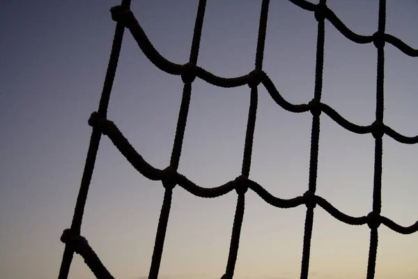 Net Bij Zonsondergang — Stockfoto