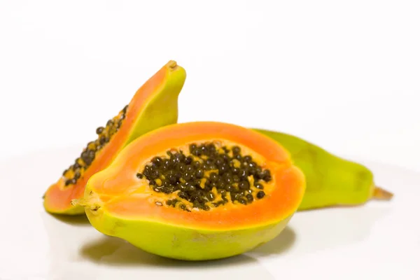 Papaya Süße Exotische Früchte — Stockfoto