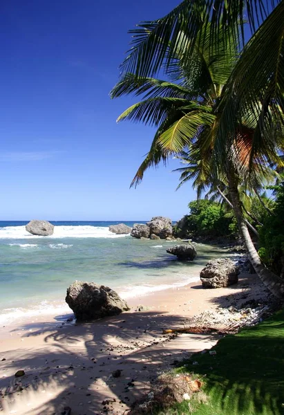 Schatten Strand — Stockfoto