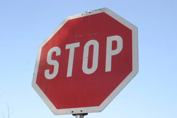 Close View Traffic Sign — Stock Photo, Image