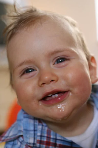 Retrato Bebé Lindo — Foto de Stock