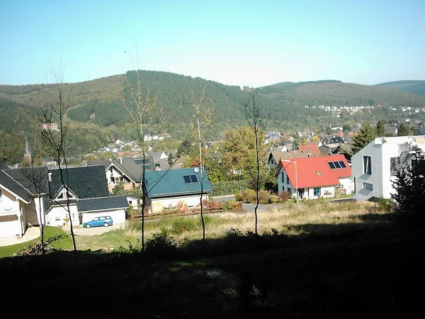 Utsikt Över Bergen Sommaren — Stockfoto