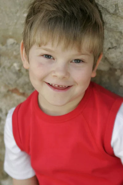 Portrait Enfant Mignon Concept Enfance Heureuse — Photo