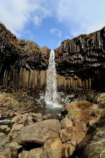 Cachoeira Natureza Fluxo Água Rio — Fotografia de Stock