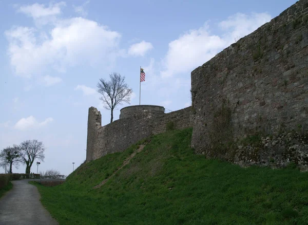 Ruin Bodenlauben Bad Kissingen Ntip Une Vue Magnifique Sur Ville — Photo