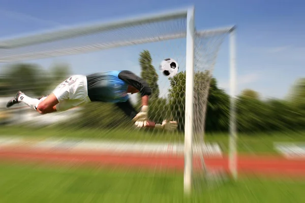 Visão Panorâmica Conceito Esporte Futebol — Fotografia de Stock