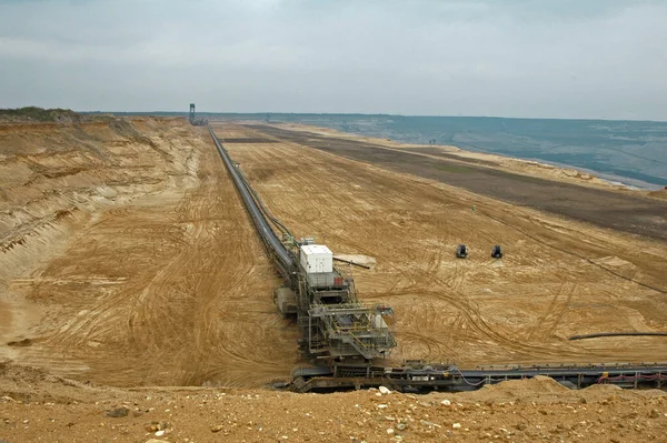 Industrie Charbon Autres Minéraux Provenant Une Mine — Photo