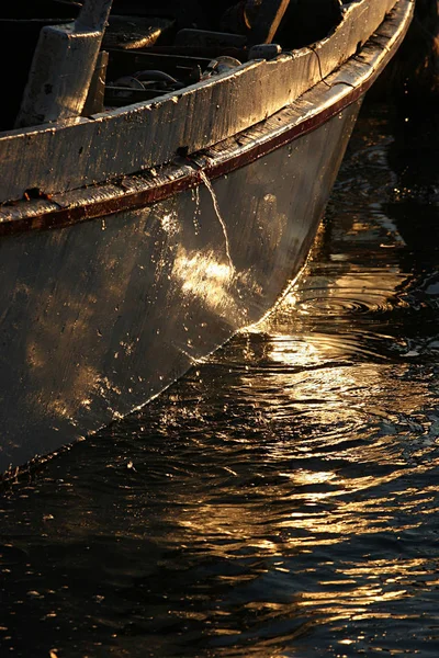 Decote Barco Ilha Hvar Croácia — Fotografia de Stock