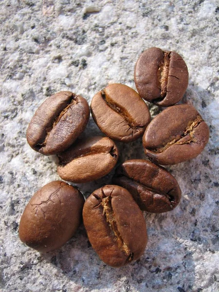 Ziarna Kawy Stole — Zdjęcie stockowe
