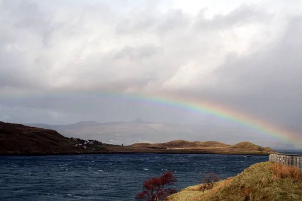 Arcobaleno Sopra Cielo Dell Isola — Foto Stock