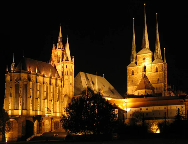 Cathédrale Erfurt Église Severi — Photo