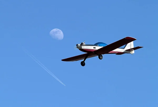 Самолет Самолет Транспорт — стоковое фото
