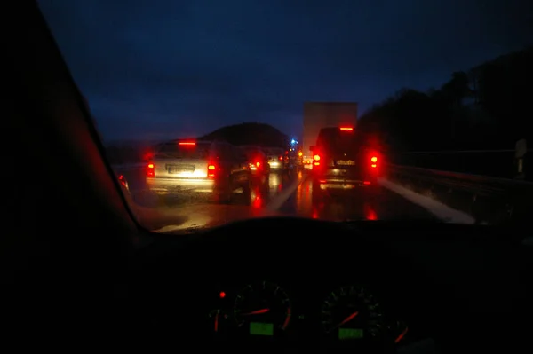 Aussichtsreicher Blick Auf Die Verkehrsinfrastruktur — Stockfoto