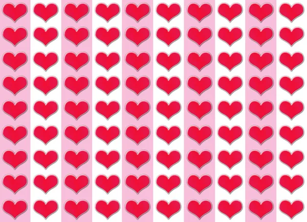 Seamless Pattern Hearts — Stock Photo, Image