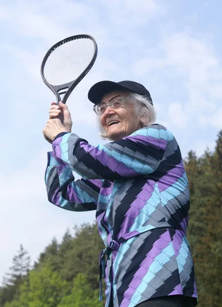 Grandmother Years Athletic Always — Stock Photo, Image