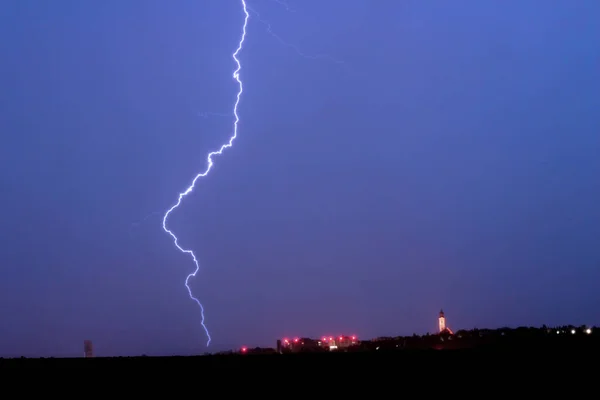 Tempestade Céu Chuvoso Mau Tempo — Fotografia de Stock