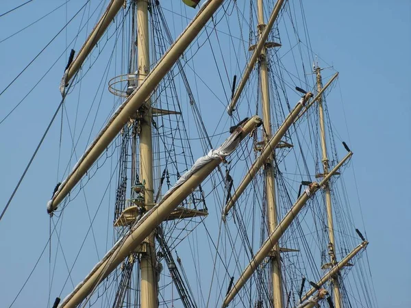 Hamburg Elbe Hafenfest Mir — Stockfoto