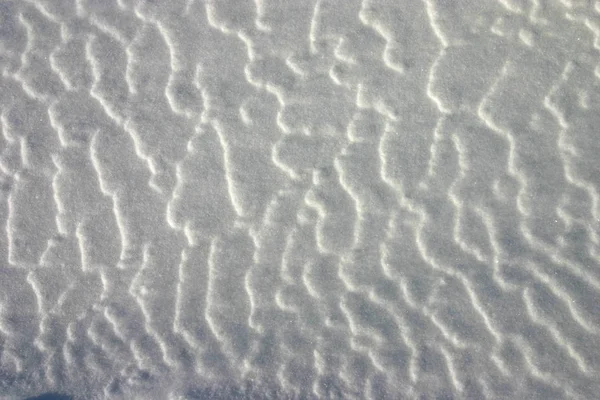 Zde Vítr Vytvořil Vlnovou Strukturu Bílé Nádhery — Stock fotografie