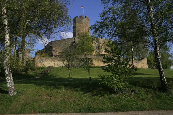 Het Kasteel Van Carcassonne Frankrijk — Stockfoto