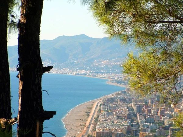 Alanya Uma Cidade Resort Costa Central Mediterrâneo Turkeys — Fotografia de Stock