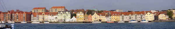 Holiday Greetings Baltic All Panthers Harbor Line Snderborg Denmark Pictures — Stock Photo, Image