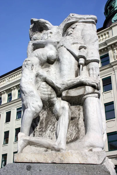 Skulptur Von Alfred Hridlicka Wien — Stockfoto