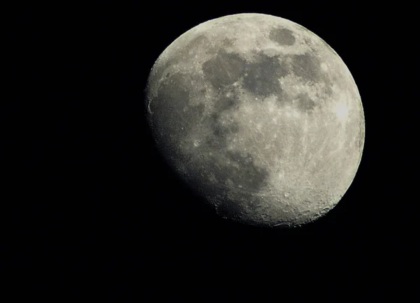 Lua Planeta Lunar Astronomia — Fotografia de Stock