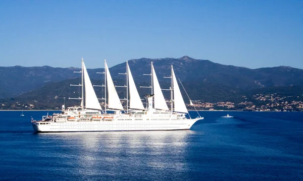 Vista Panorâmica Navio Vela — Fotografia de Stock