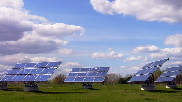 Solární Prostředí Elektrická Energie — Stock fotografie